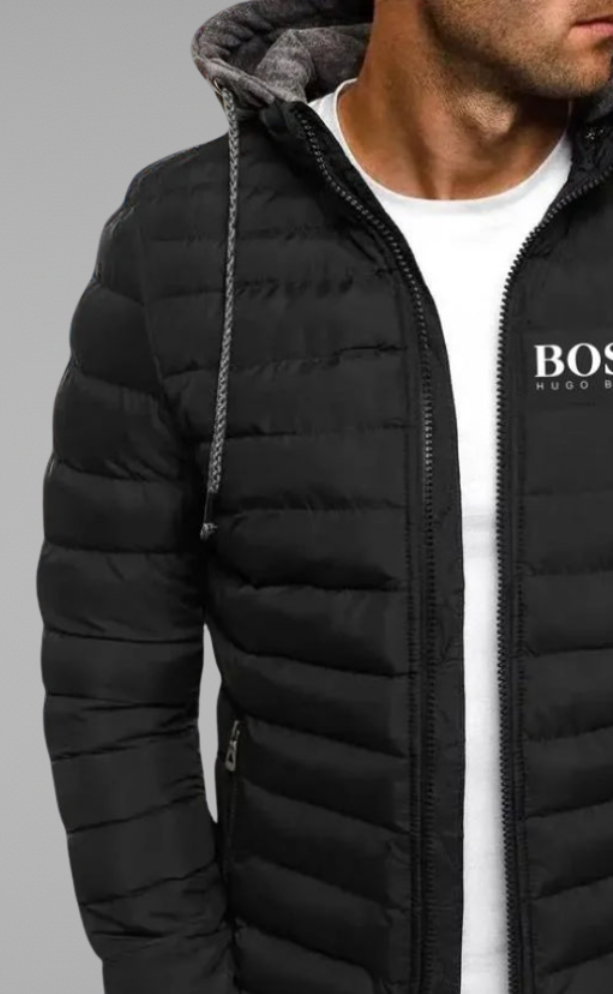 Puffer jacket with hood