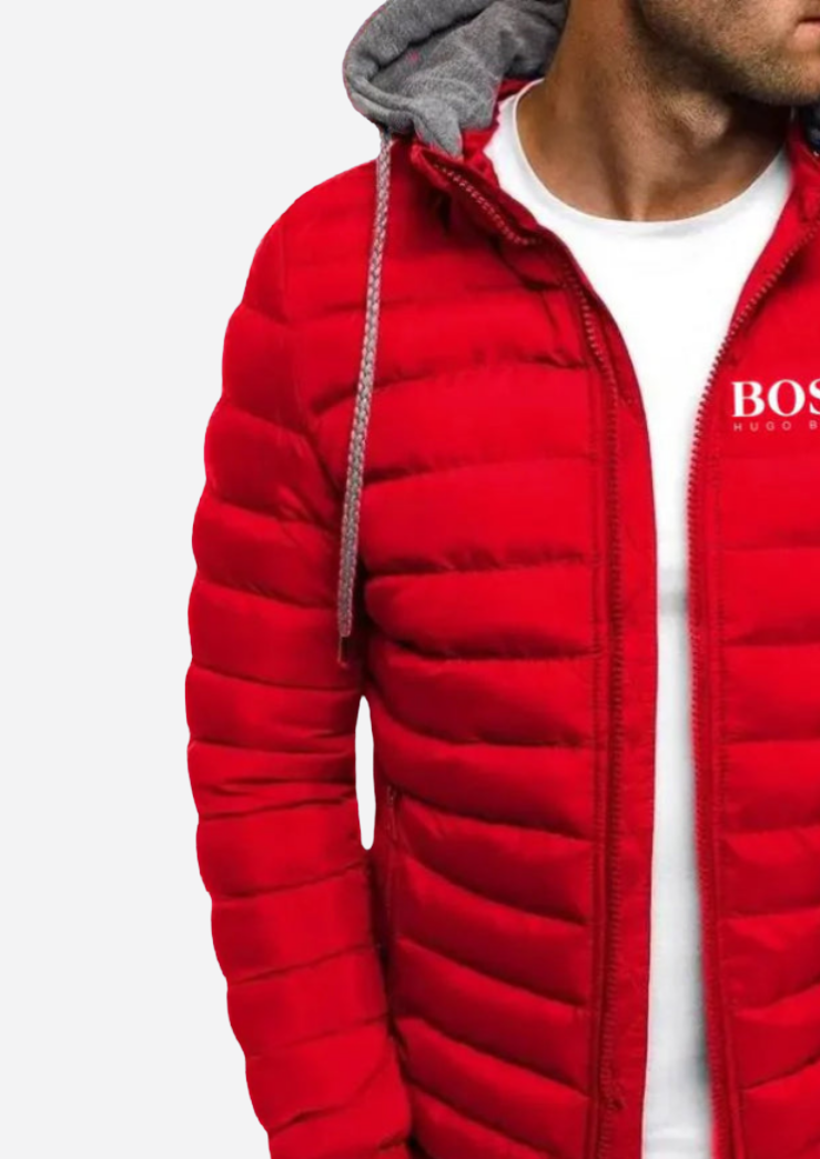 Puffer jacket with hood