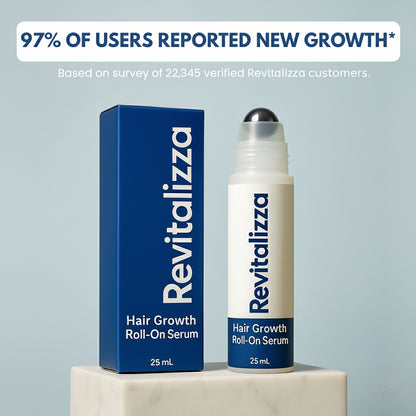 REVITALIZZA® Serum Roll-On — Regrow Every Inch — Real, Visible Hair Growth Across Your Scalp in Just 12 Weeks